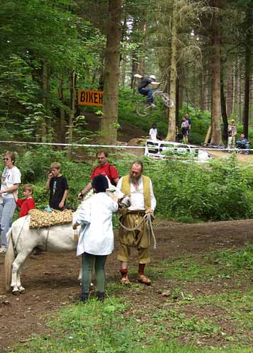 Mule and flying biles