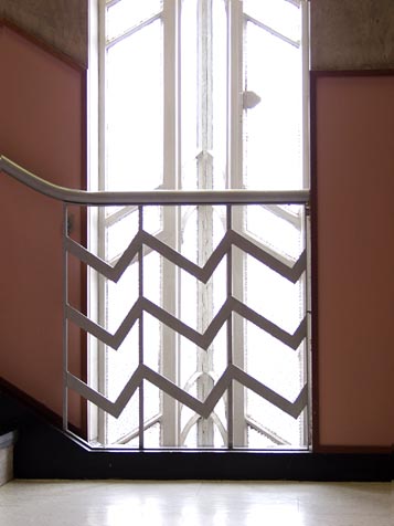 Inside the tower window