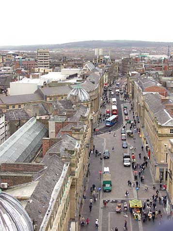 Grainger Street from the top