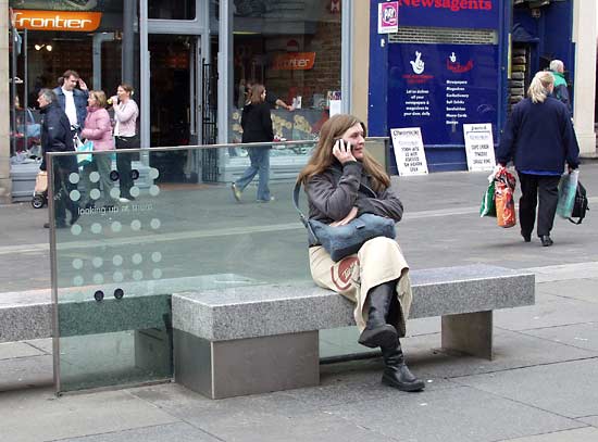 Seat in the Grey's Monument Place