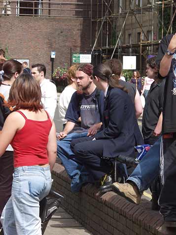 Wise one and bus driver hold court