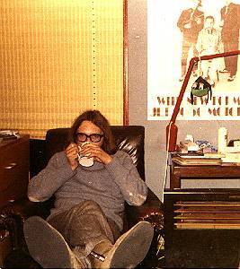 Michael Newman drinks tea for Britain