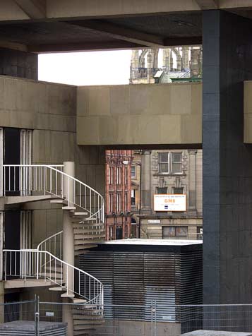 Stairs and the cathedral