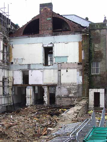 Southern end of the building