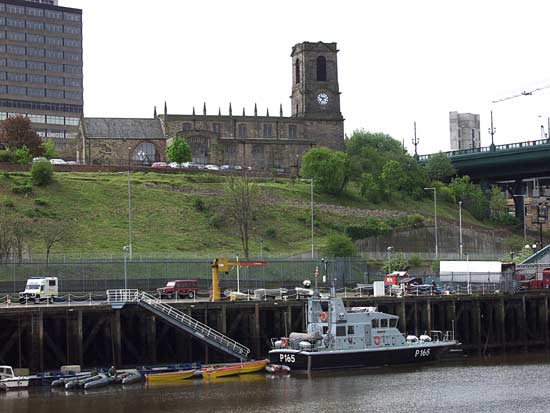 St Mary's from the river