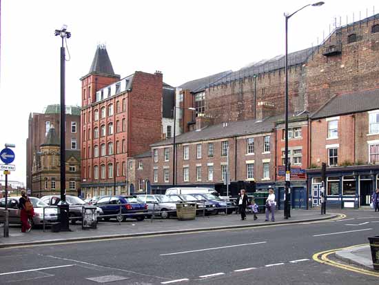 Thornton Street from Cross Street looking across Westgate Road