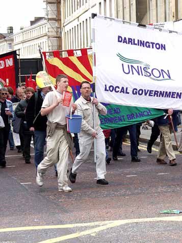 Local Government in Darlington requires white boiler suits!
