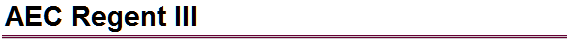AEC Regent III