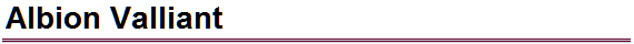 Albion Valliant