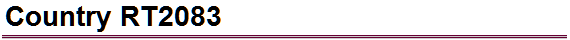Country RT2083