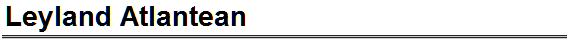 Leyland Atlantean